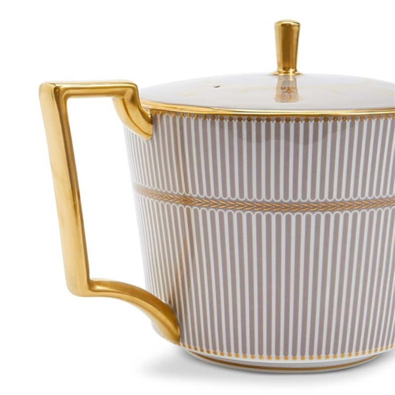 Anthemion Gray 30.4floz Teapot