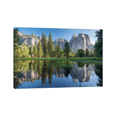 Cathedral Spires, Yosemite by Adam Burton - Print on Canvas
