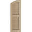 Timberthane Two Equal Louvre w/Elliptical Top Shutters-64372274-64372294-64372263