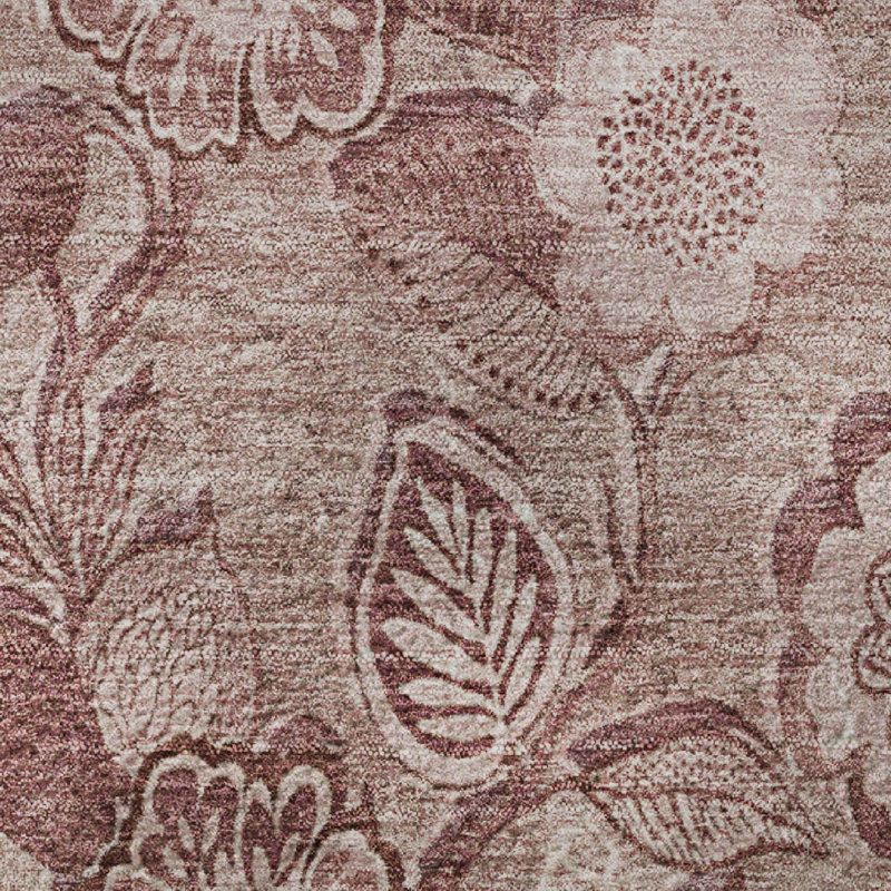 Tapis floral lavable à la machine Premium AMF1939, Rectangulaire 3 pi x 5 pi