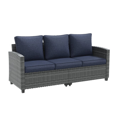 3-Person Patio Conversation Sofa