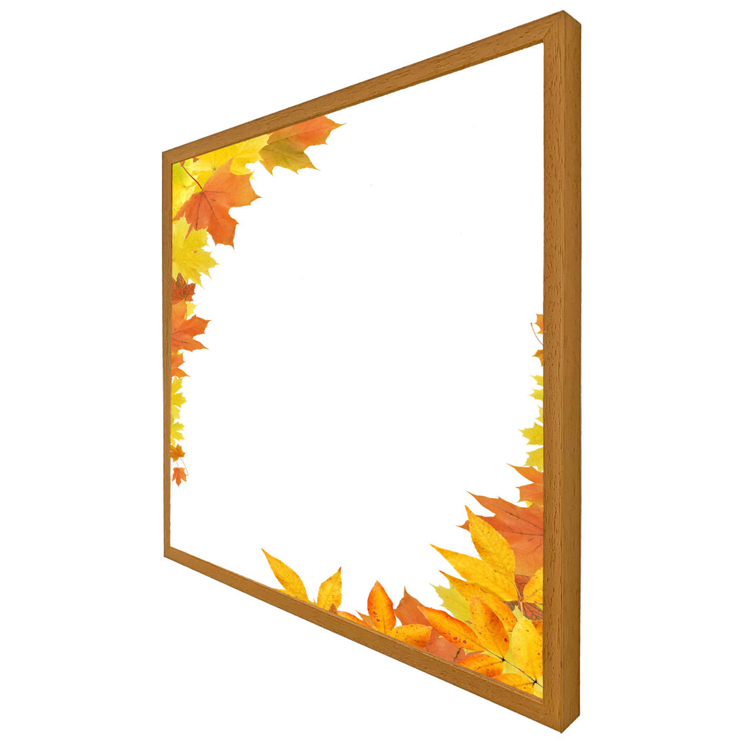 Dunfermline Yellow Autumn Border - Single Picture Frame Art Prints