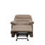 Fauteuil inclinable brun clair avec accoudoirs coussinés-202135950