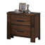 Table de chevet 2 tiroirs
