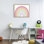 Cadre flottant Rainbow Love & Heart, design par Susan Ball