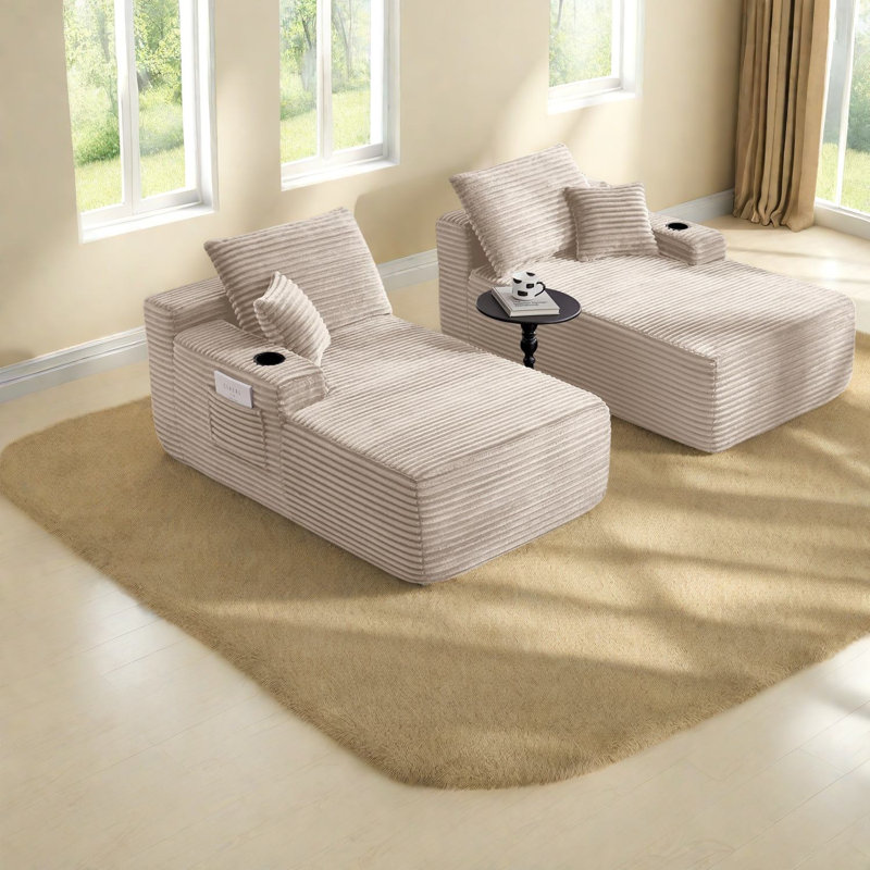 Canapé modulaire confortable et confortable, méridienne en L moelleuse pour le salon