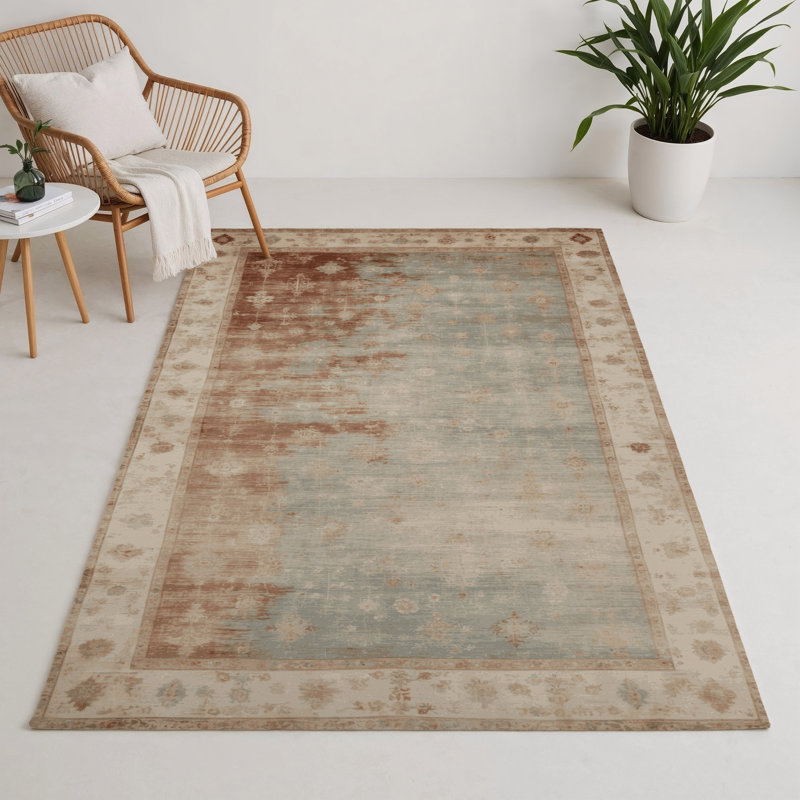 Tapis d'intérieur et d'extérieur surteint beige, Rectangulaire 3 pi x 5 pi