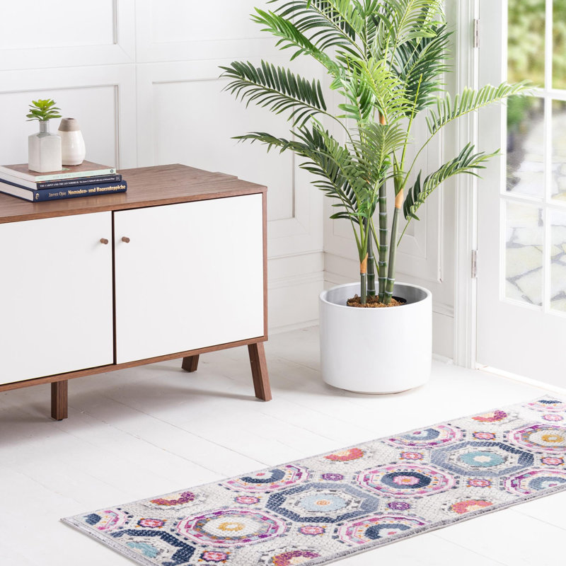 Floral Indoor Rug, Runner 2'7" x 9'10"
