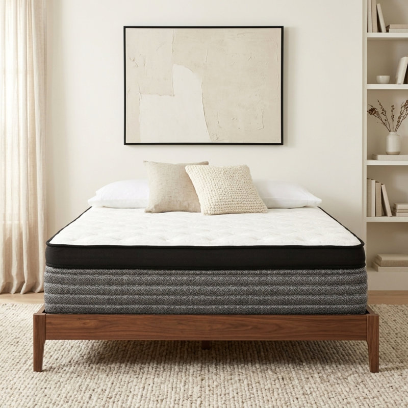 Matelas double hybride en mousse viscoélastique gélifiée Royale dans une boîte, Double, 16"