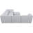 Calondra Upholstered U-Shaped Sectional with Ottoman Reversible-924737527