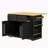 48 Inch Large Kitchen Island With Drop Leaf,Power Outlet,Internal Storage Rack,Rolling Kitchen Storage Cart On 5 Wheels With 5 Open Side Racks For Kitchen,Dining Room-357633975