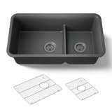 Cairn Smart Divide 33-1/2" Undermount Kitchen Sink