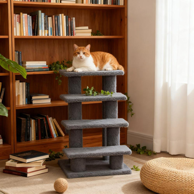 Escalier à griffer à plusieurs niveaux pour chat, pour salon, chambre à coucher