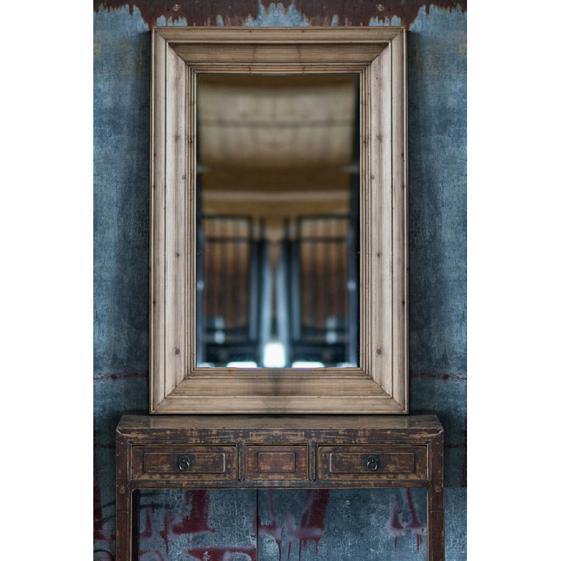 Tanaka Wood Flat Mirror