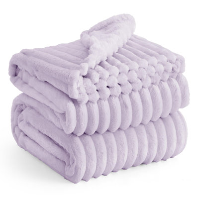 Couverture en flanelle de literie pour les filles, couverture douce et confortable 300 GSM pour dortoir et décoration intérieure, cadeau toutes saisons