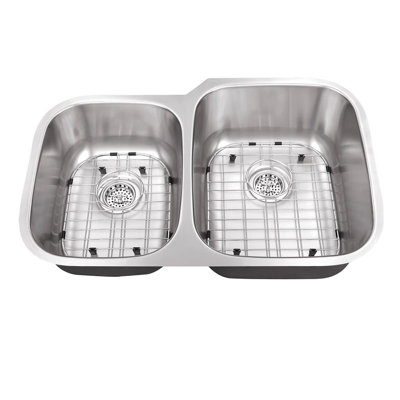 32'' L Double Bowl Stainless Steel Kitchen Sink