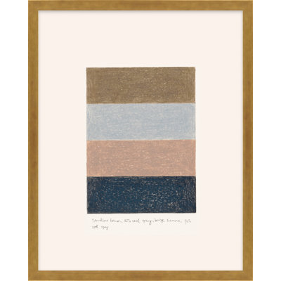 " Stacks I " Painting Print