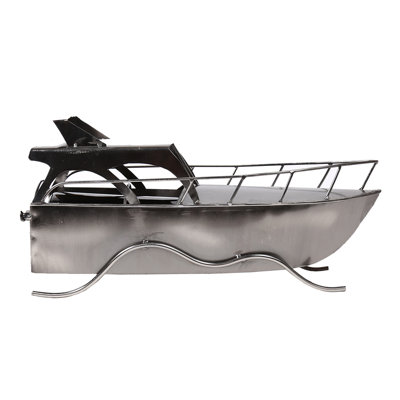 Kruger Tabletop Wine Bottle Rack in Gray
