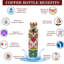 Imprimé floral 34 oz Bouteille d'eau