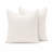 Rockland 2-Pack Textured Woven Throw Cushion Covers 20 x 20 in White-Beige-136196561