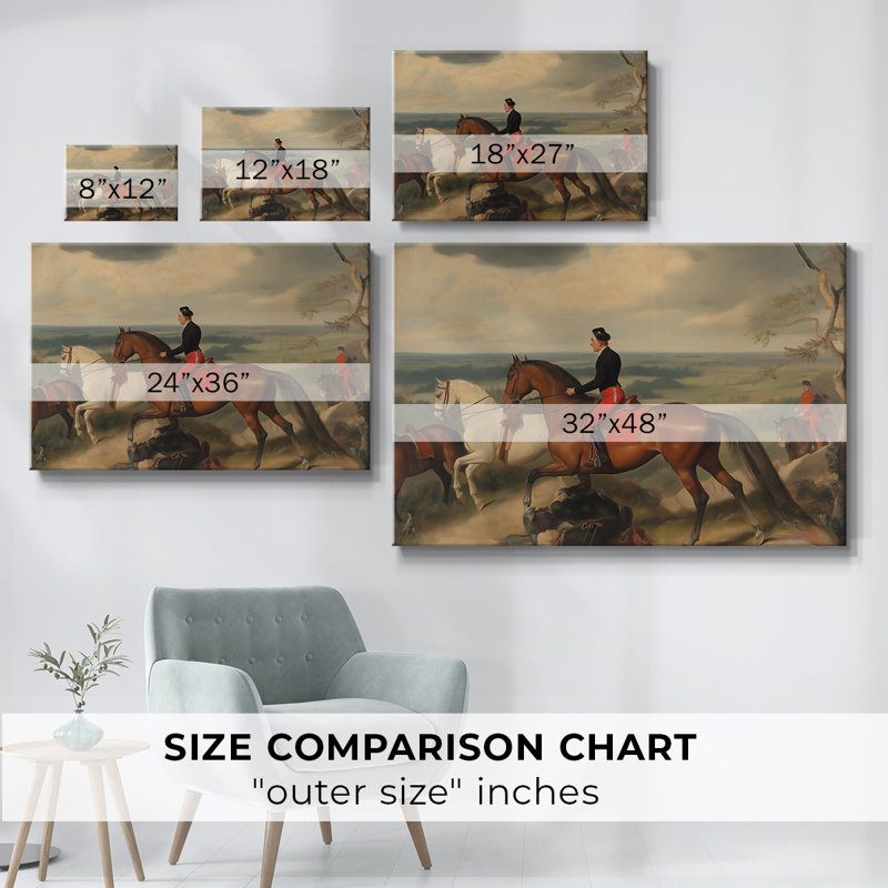 Animaux, paysage, série CXCV, H 18 po x l 27 po