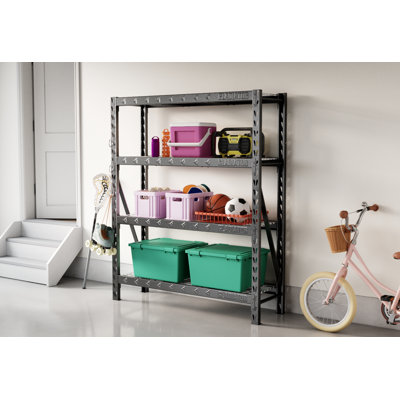 60" Wide Heavy Duty Rack With Four 18" Deep Shelves