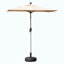 Parasol de patio rectangulaire avec fonction de levage et d'inclinaison à manivelle (base non incluse)-16998110-29044700