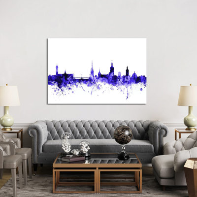 Stockholm, Sweden Skyline by Michael Tompsett - Wrapped Canvas Gallery-Wrapped Canvas Giclée