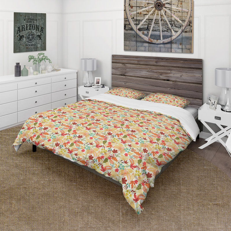 Ensemble de housse de couette moderne et contemporaine, Housse simple + 1 taie décorative