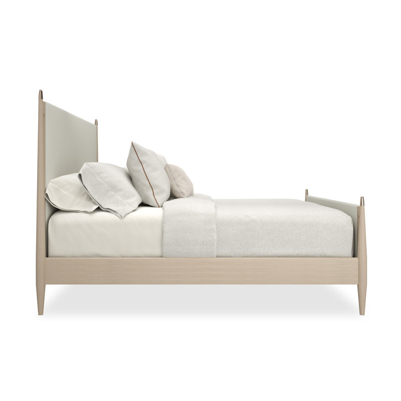 Rhythm Upholstered Bed, Ivory, King