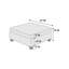 Ensemble de canapé modulaire en chenille gris modulaire 6 pièces-978399866
