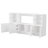 TV Stand With LED Lights, Modern Sideboard With Large Storage Cabinet, Media Console With Tempered Glass Shelves For Tvs Up To 75"-1252132778