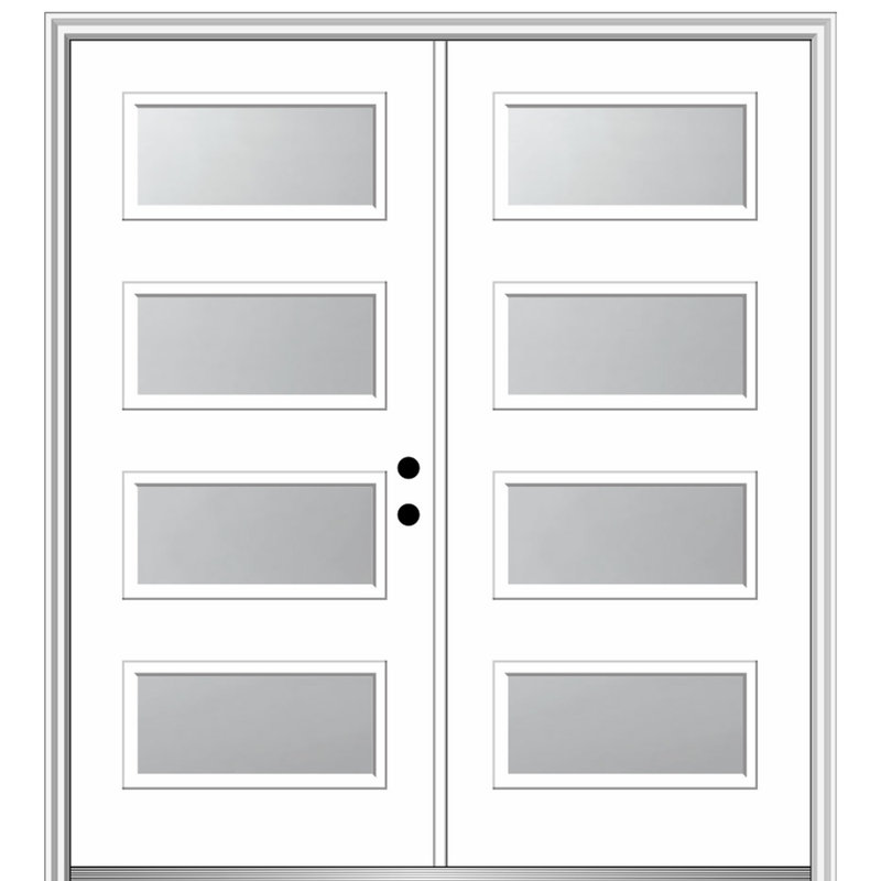 Portes d'entrée prémontées Spotlight, H 81,75 po x l 66 po x P 2 po, Côté gauche