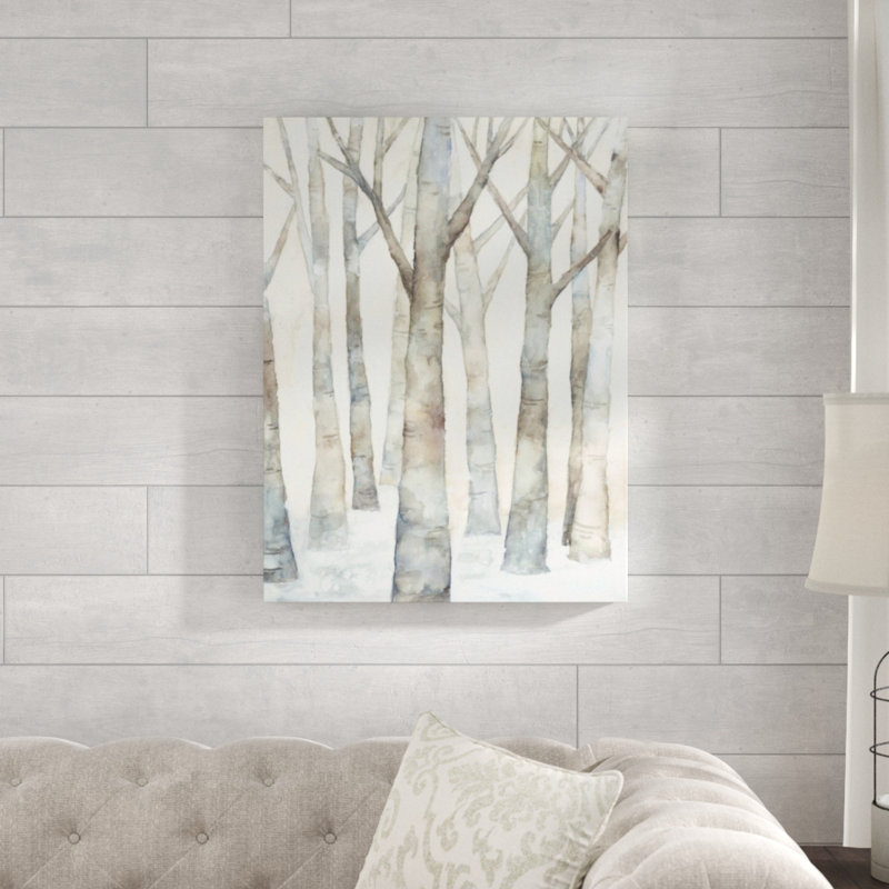 Winterfresh par Beverly Fuller - Peinture, Gel coupé au couteau, H 32 po x l 24 po x P 1,5 po