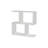 Barbara Side Table Modern 2-Tier Design with Storage Compartments-32302008