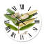 Vintage Blossoming Flower II - Horloge murale traditionnelle-60280781