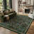 Kaldi Floral Washable Area Rug – Intricate Nature-Inspired Design, Non-Slip Soft Floor Mat for Living Room, Bedroom, and Entryway-23885829-23885944