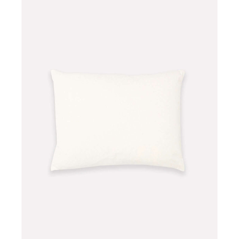 Lumbar Pillow Cover & Insert, 12" H x 16" W, Bone