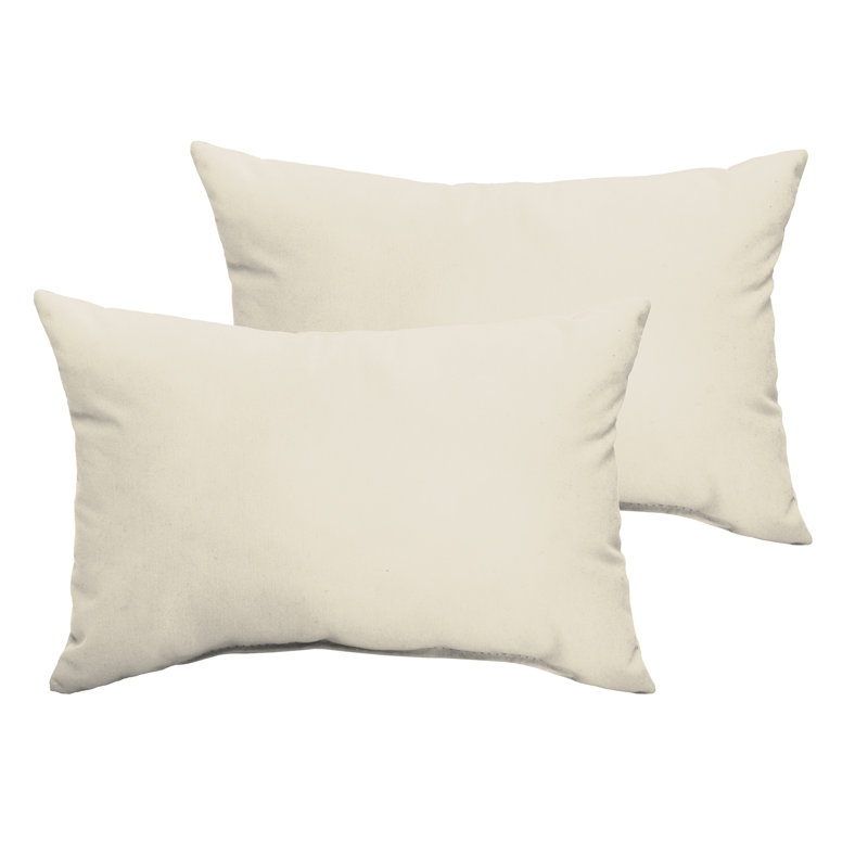Selene Outdoor Reversible Throw Pillow, Ivory