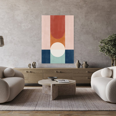 Contemporary Art Abstract Colorful Geometric Art