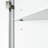 White Triangle Home Storage Cabinet - Adjustable Shelves For Organized Living Meets Diverse Needs