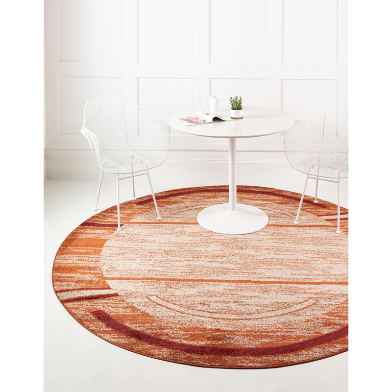 Alair Abstract Indoor Rug, Round 7'10"