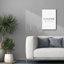 Art mural en toile Epic Graffiti «Life Is Beautiful In French» par Seven Trees Design, 18 po x 26 po