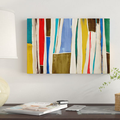 " Striped Flat I " Graphic Art