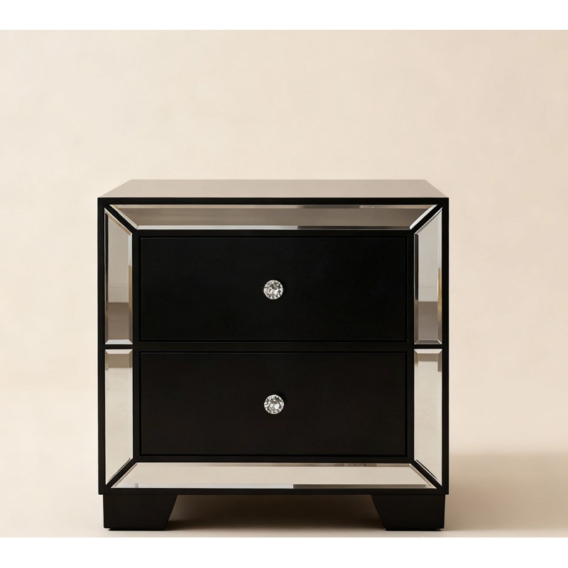 Table de chevet Fazeley, Noir