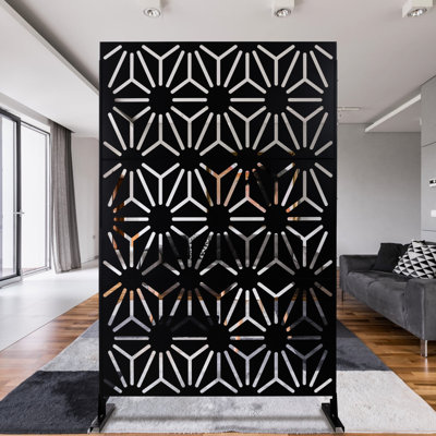 48" W Metal Privacy Screen - Add To Your Living Room Outdoor Fence In
