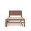 Lit plateforme simple en bois avec lit gigogne Modern Design-1864763108