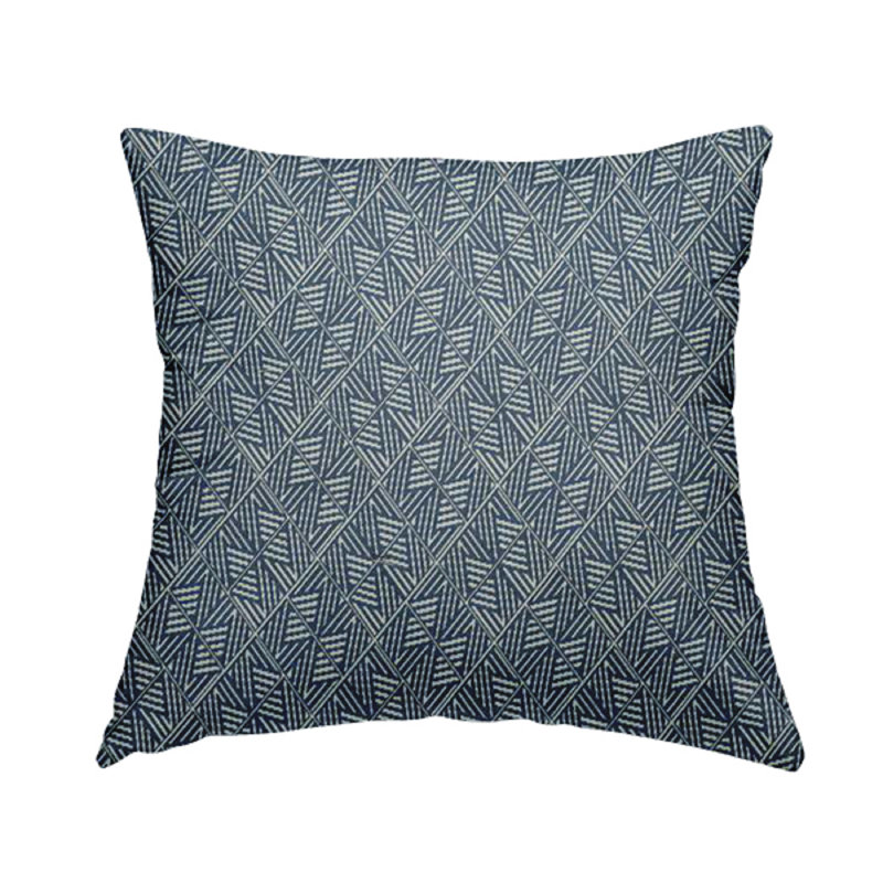 Eyon Square Cushion, 55cm H x 55cm W x 5cm D, Blue