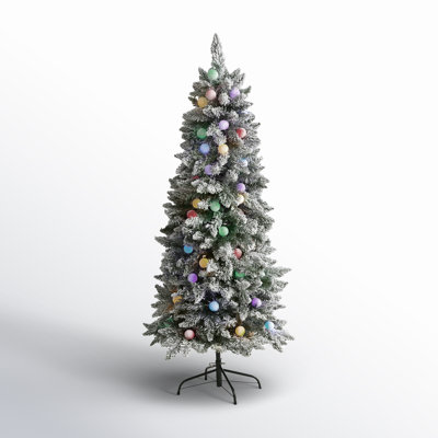 Artificial Fir Christmas Tree with Color & Clear Lights