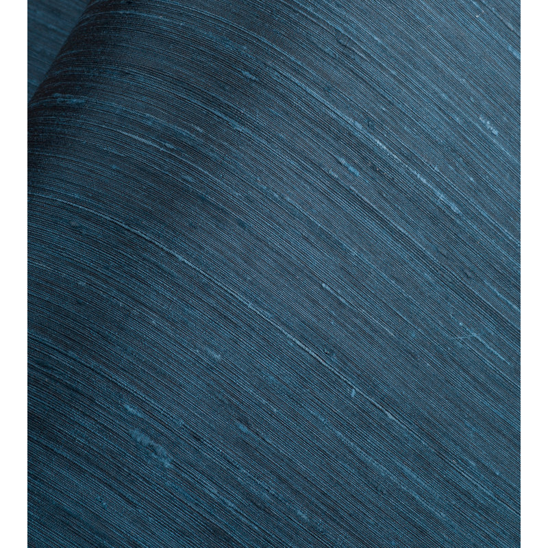 Panneau de papier peint texturé L 6 pi x l 43 po Sublime Silks Sagar, Saphir
